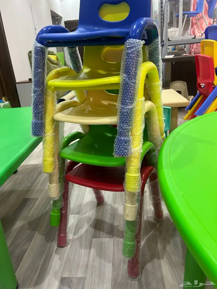 اثاث روضه كراسي وطاولات اطفال ارضيات حمايه العاب اطفال 33