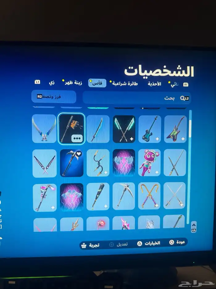 حساب سوني فورت نايت و قراند و فيفاء 25 و غيرها 25