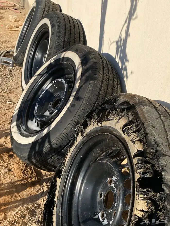 جنوط مع كفرات خط موديل 24 مقاس 15هيلكس 0