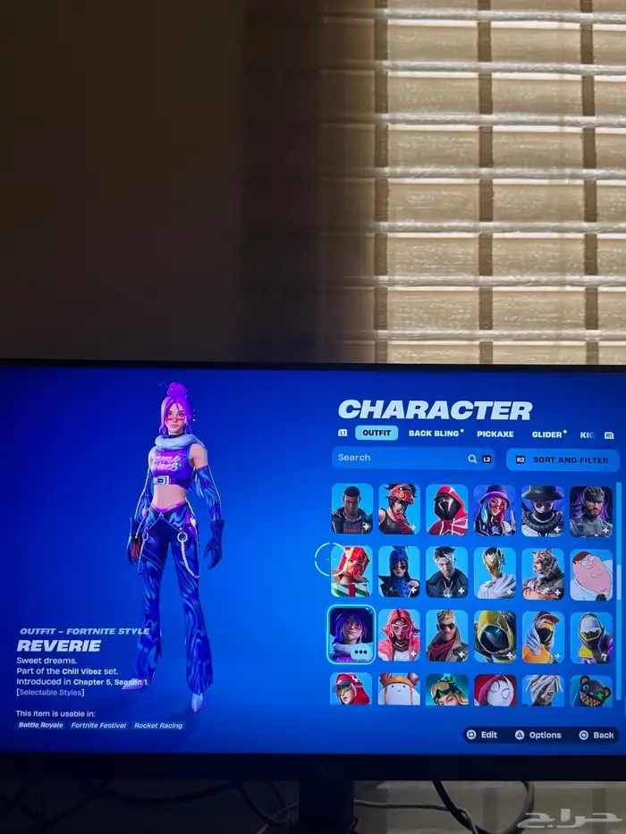 للأيجار حساب فورت نايت نادر فية اكس(كرتس )واشياء كثيرة 6