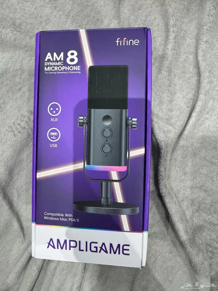 مايك في فاين ابيض جديد fifine am8 7