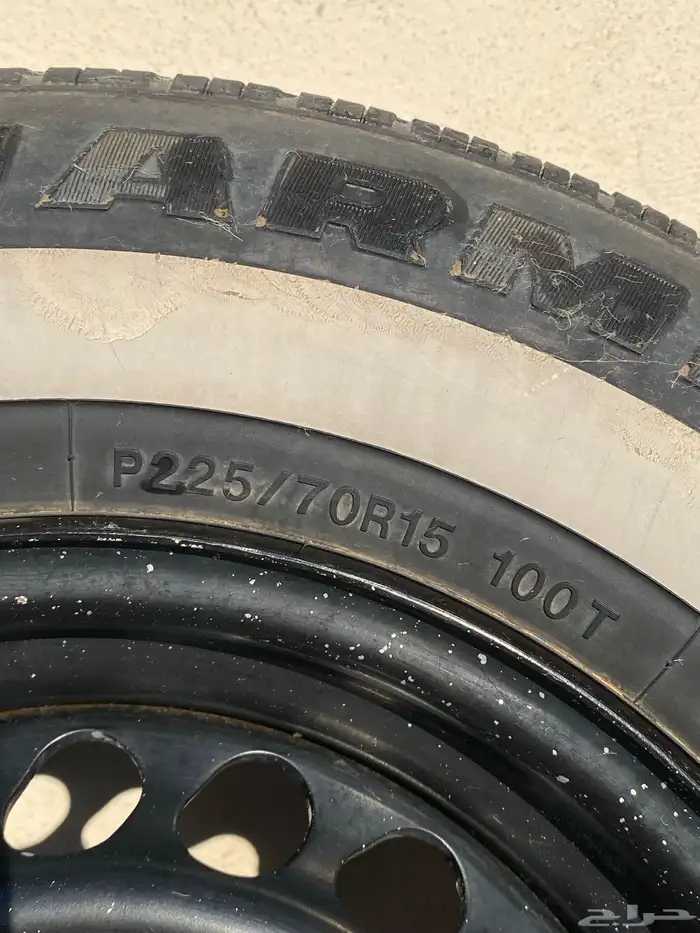 جنوط مع كفرات خط موديل 24 مقاس 15هيلكس 3