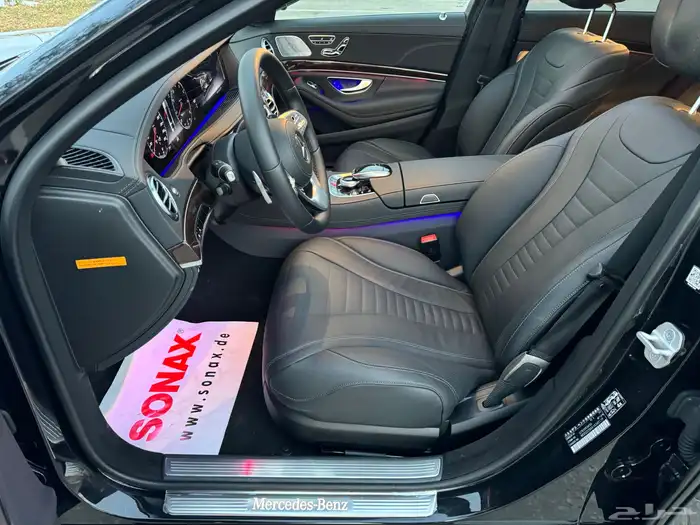 S450 VIP ملكي مخزن بحالة المصنع عداد 6000 الف فقط 5
