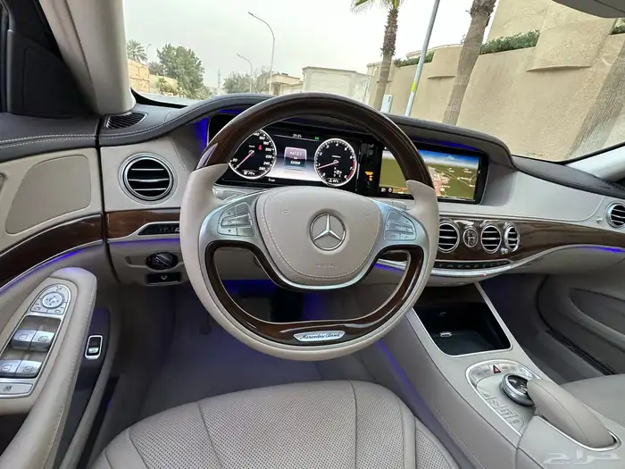 مرسيدس S400 مخزن ماشي 52 الف بدي وكاله 21