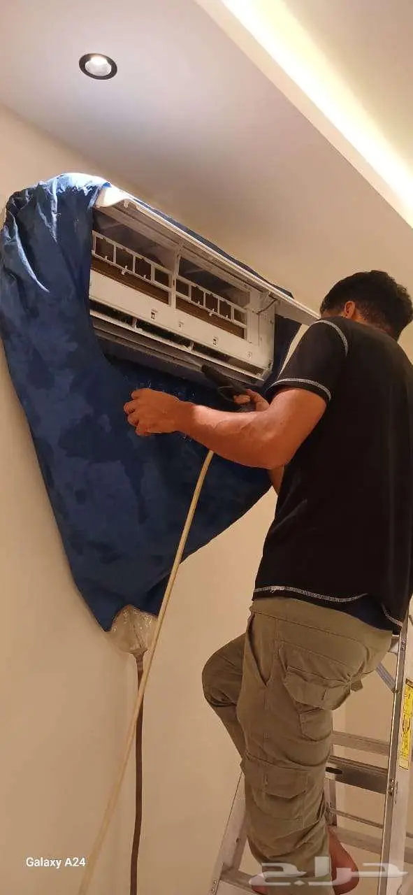 صيانة غسيل تنظيف مكيفات سبليت مركزي داكت شباك مدينه منوره 2