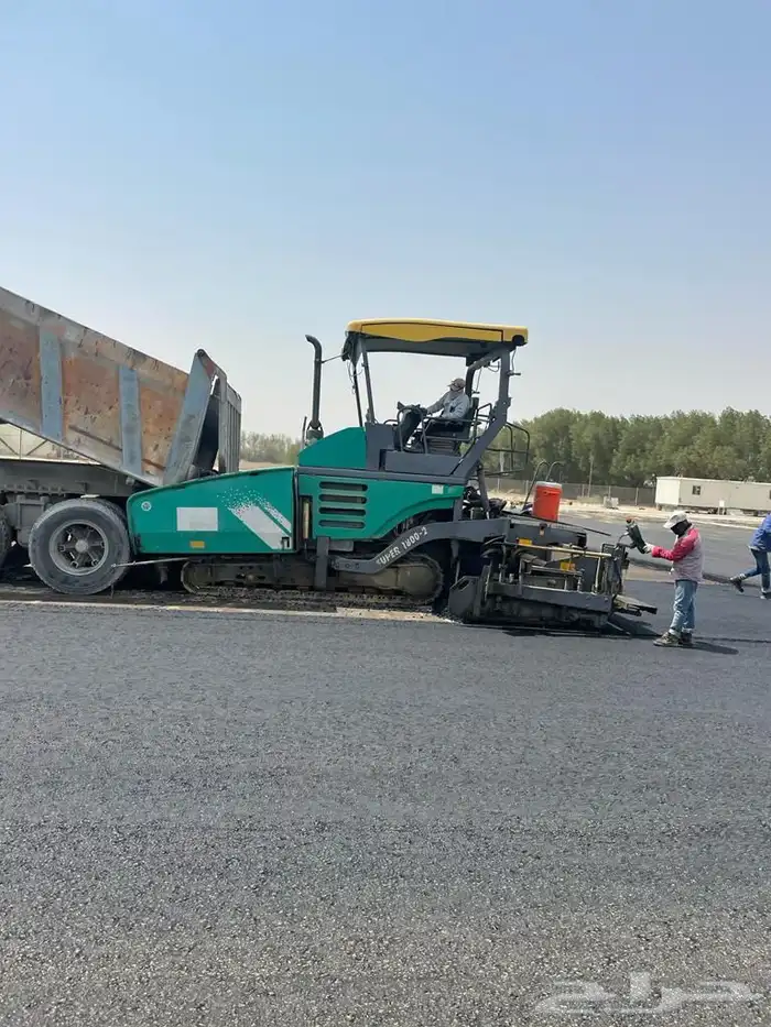 عمل اسفلت وتاحير معدات 1