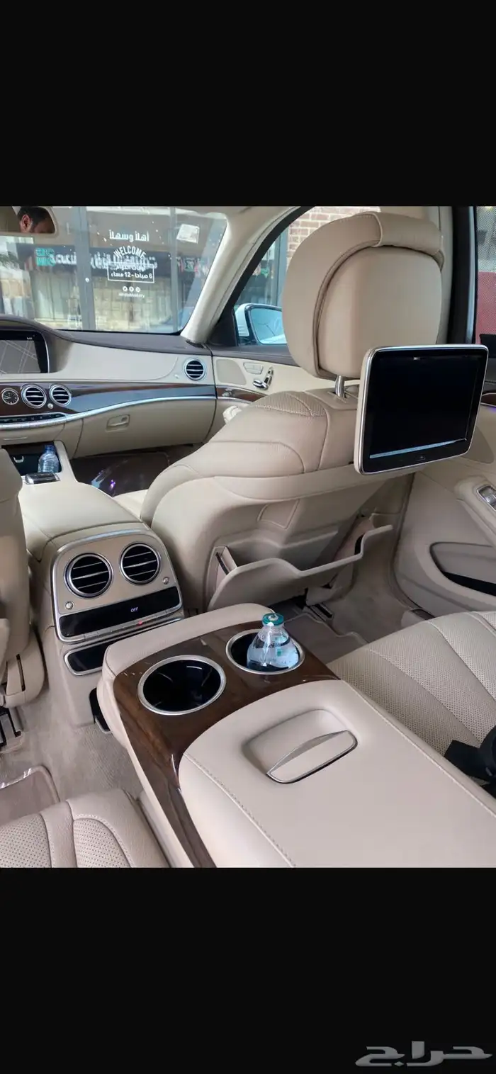 مرسيدس جفالي 2015 s400 خمس ازرار AMG اللون ابيض 5