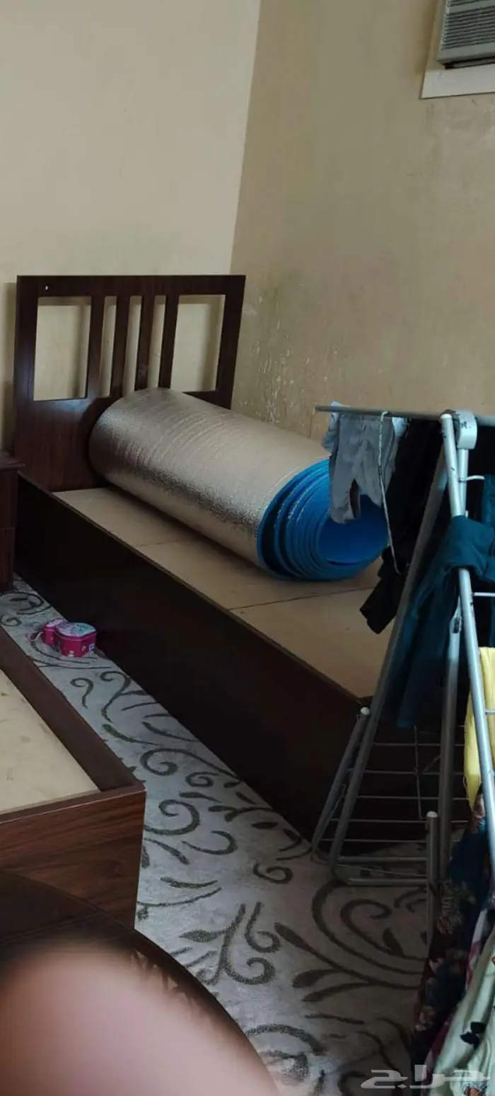 سرير نفر مع دولاب بابين 1