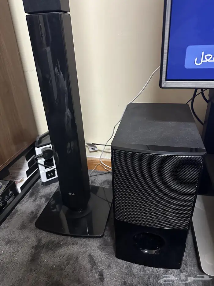 شاشة LG 4K HDR 55   مسرح منزلي LG 3