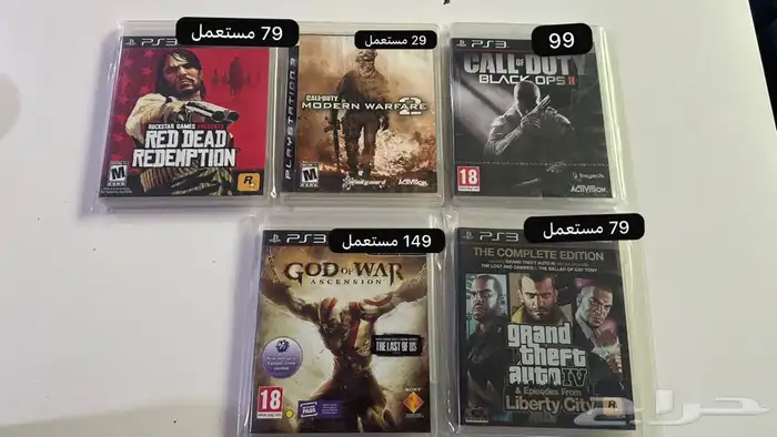 للبيع اشرطة العاب سوني 3 - 4 - 5 الاحساء 1