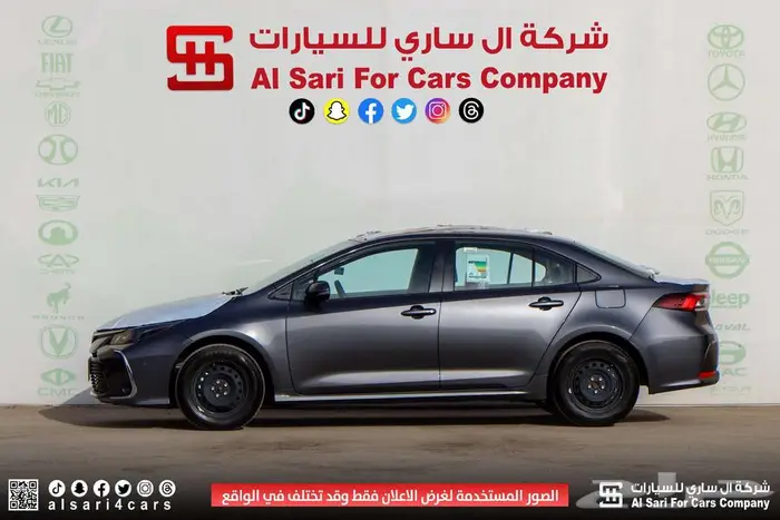 تويوتا كورلا XLI طيس مكينة 2025 1.5إقساط بنوك وشركات 24
