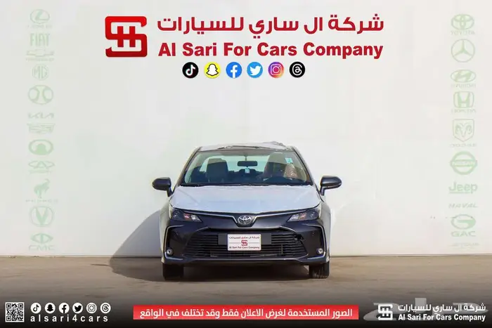 تويوتا كورلا XLI طيس مكينة 2025 1.5إقساط بنوك وشركات 0