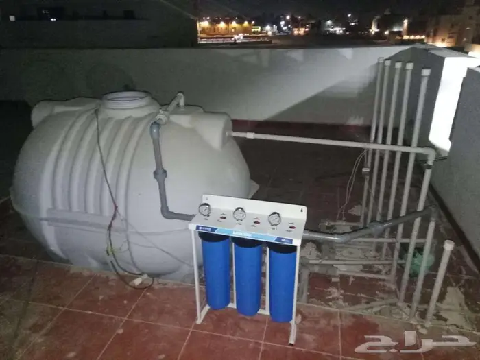 فلتر تنقية ثلاثي لمياه منزلية نقية تماما . 0