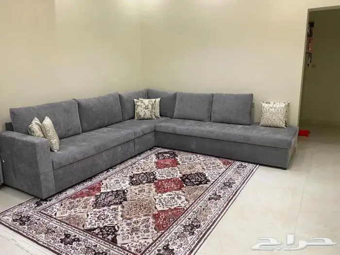 كنب حرف L للبيع تم تفصيله بمواصفات مريحه جدا 2