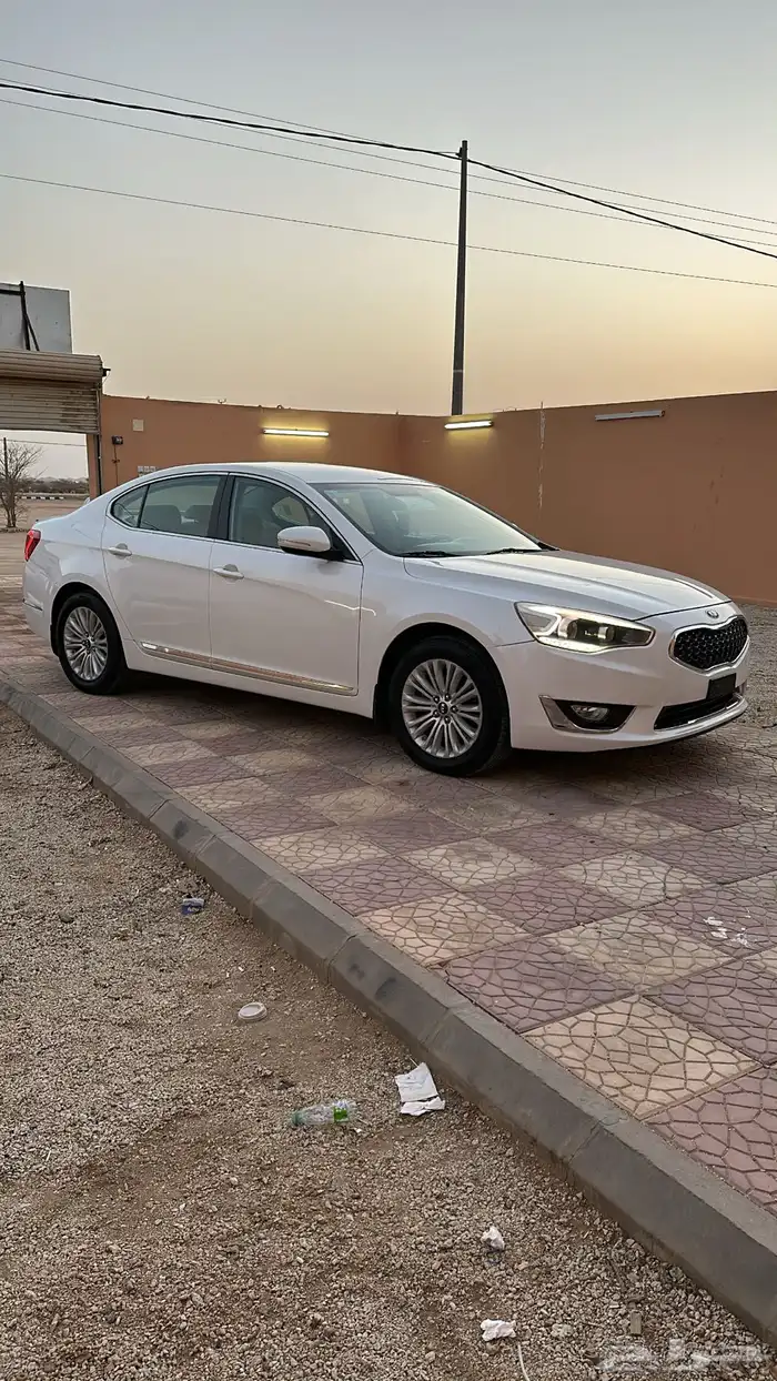 كيا كادينزا 2014 ابيض وكاله 3