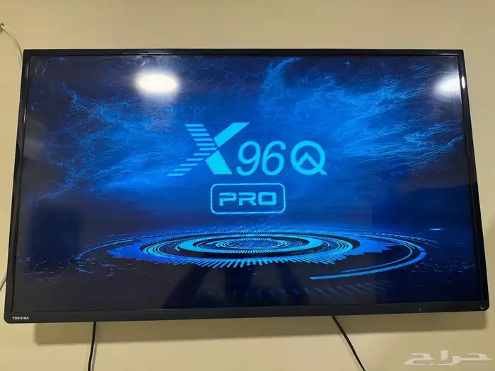 شاشه توشيبا 40 بوصه مع تي في بوكس X96 PRO 4