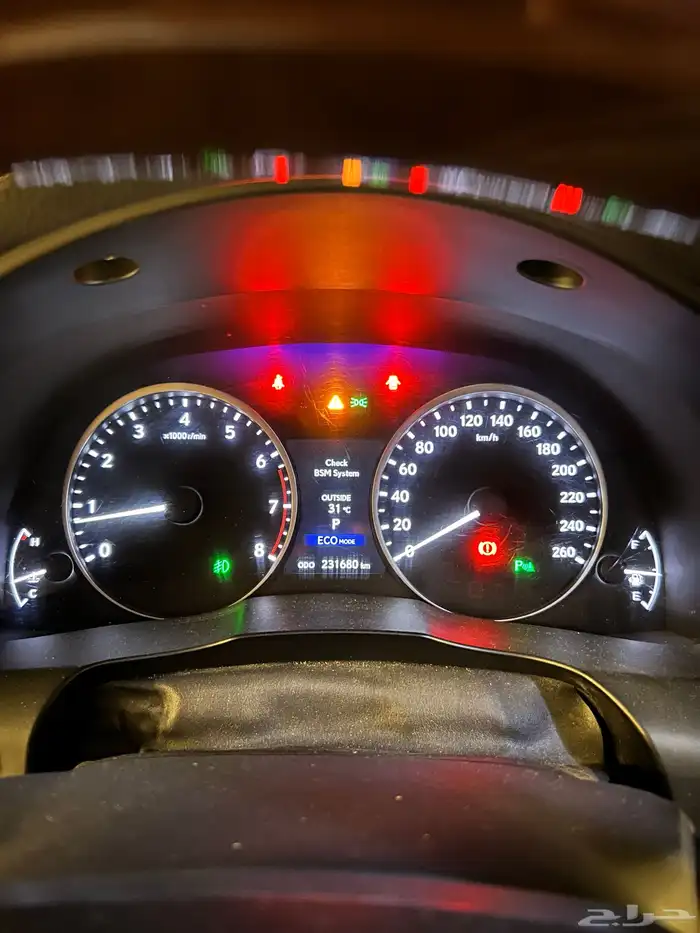 لكزس سعودي ES350 ماشي 265 فل كامل DD 18