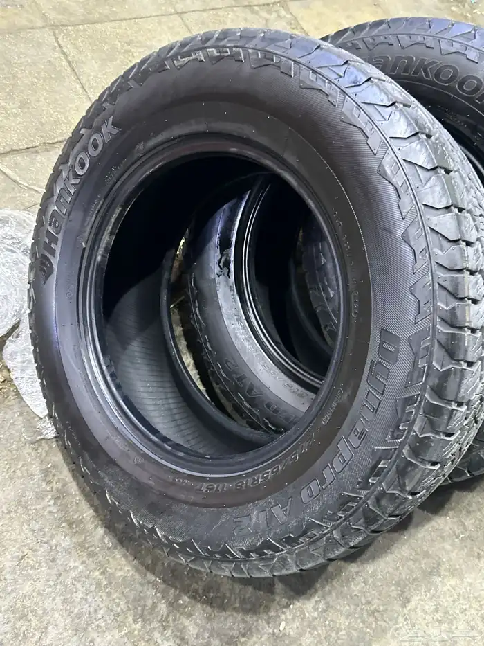 كفرات نص حجري هنكوك مقاس 275 65 18 7