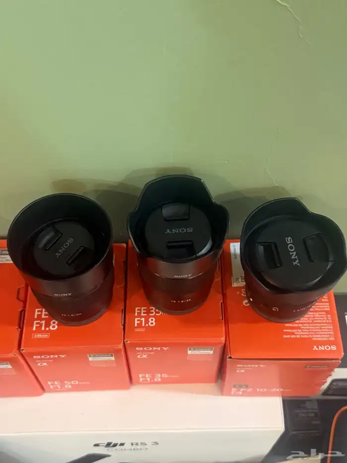 عدسات كاميرا سوني sony 1