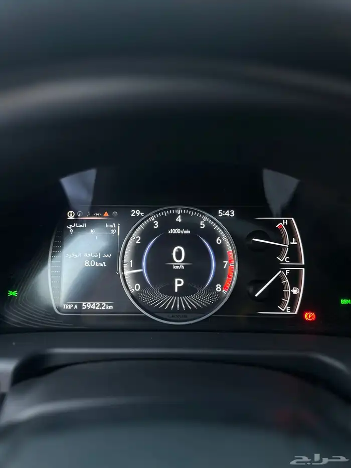 لكزس ES350 2022 بحاله الوكاله 11