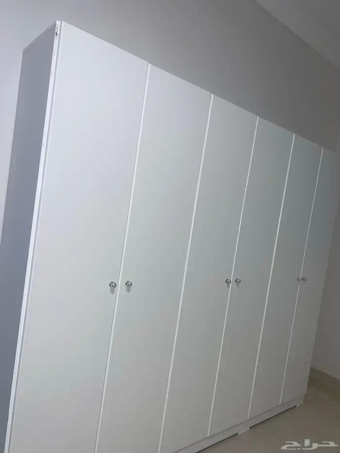 غرفة نوم اطفال 3 سرير منفصله و دولاب ملابس (جديده) 2