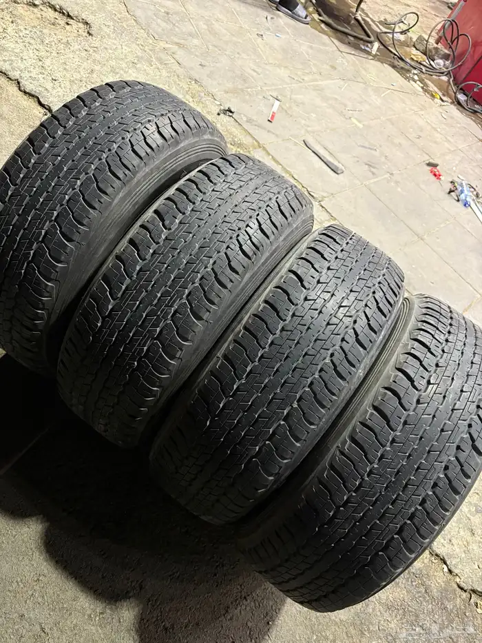 كفرات افجي265 70 17دلوب وكاله نضيفه جدا  منزل 0