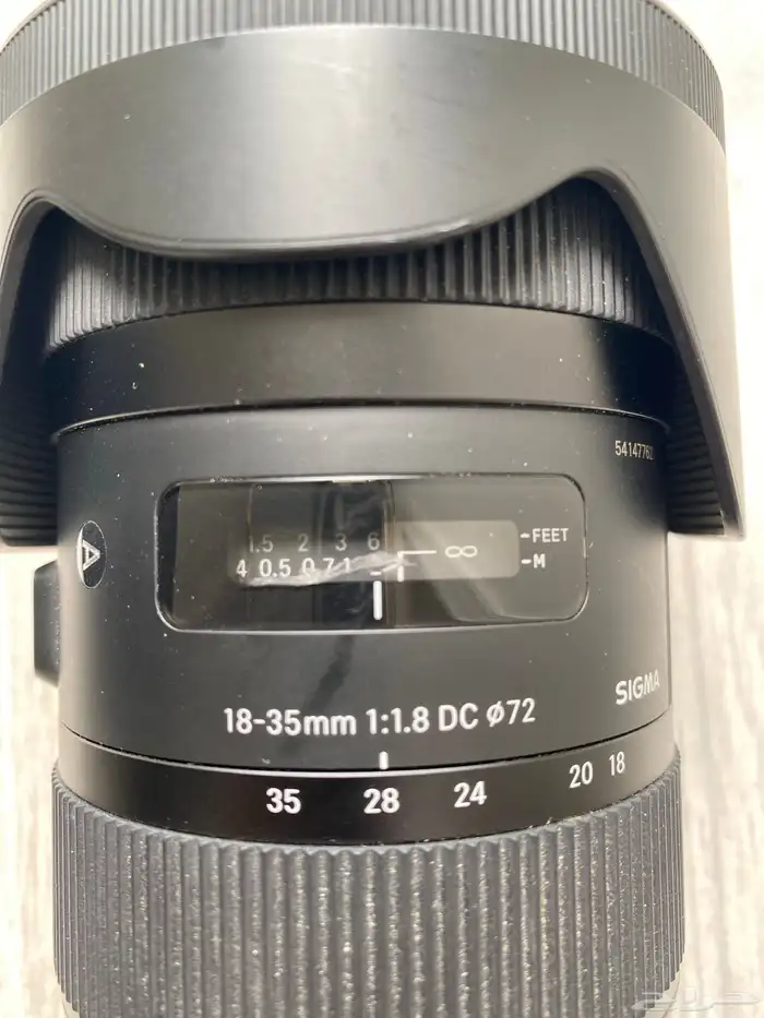 للبيع عدسة سيجما sigma 18-35mm f1.8 لكاميرات الكانون 5