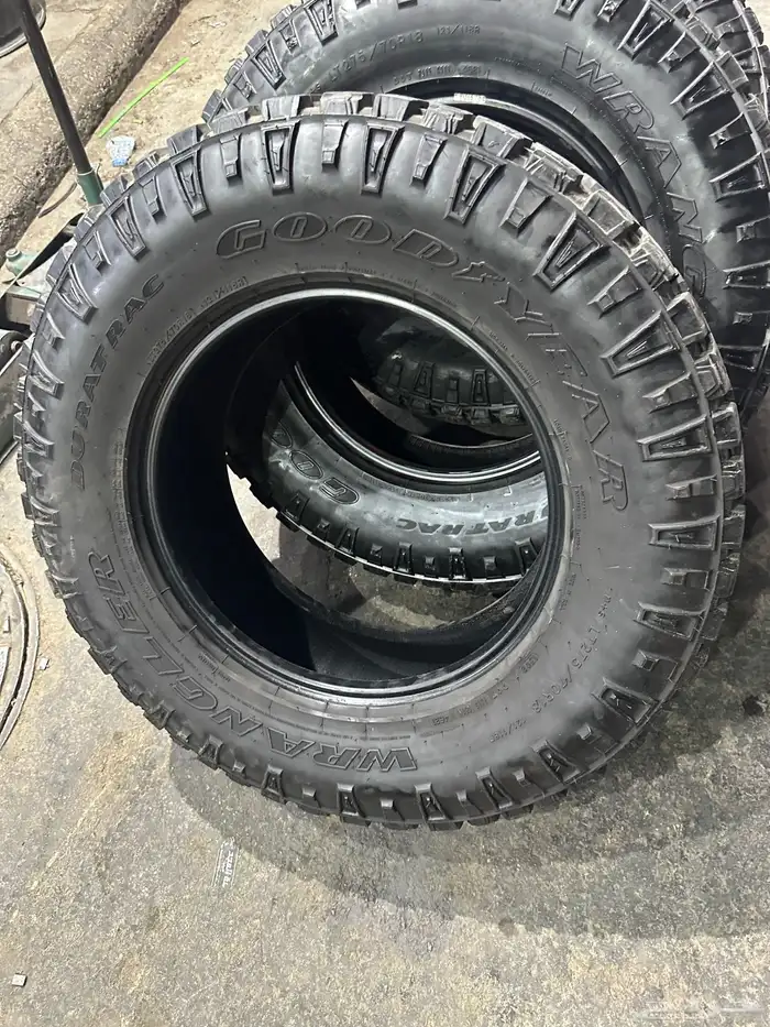 كفرات نص حجري جودير مقاس 275 70 18 25