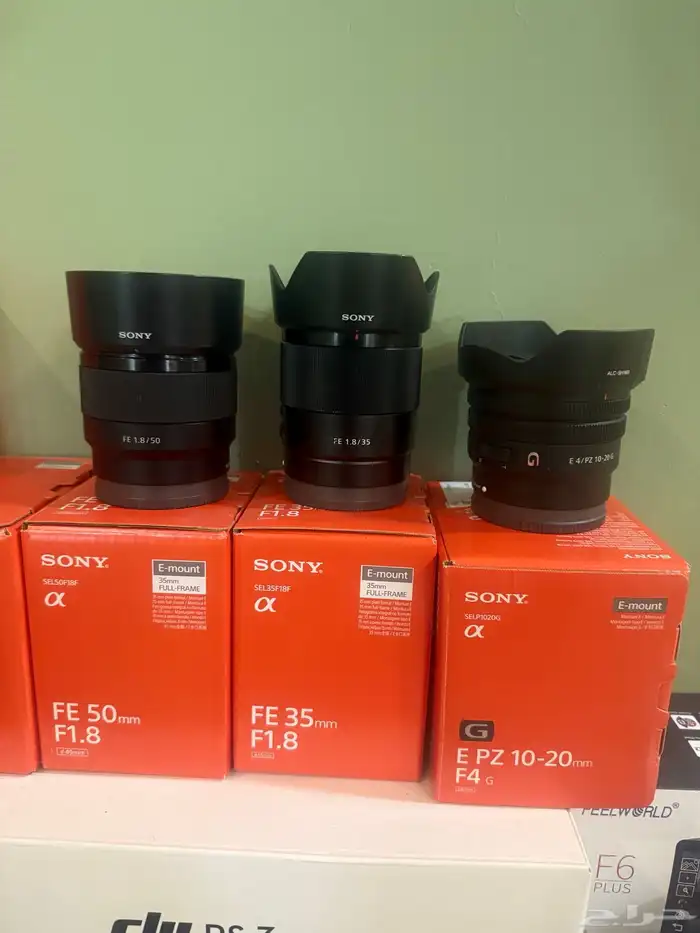 عدسات كاميرا سوني sony 0
