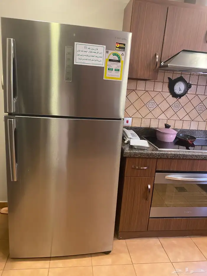 ثلاجه سامسونق بحاله ممتاز 21 قدم 1