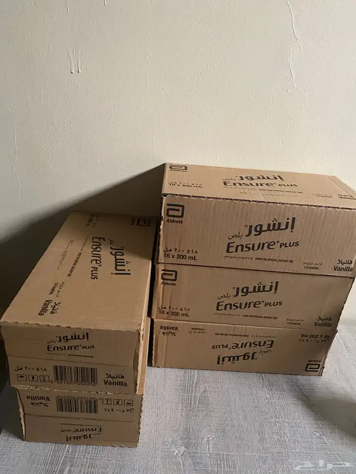 حليب آنشور بلص بالفآنيلا مكمل غذآئي . . الكرتون ب60 4