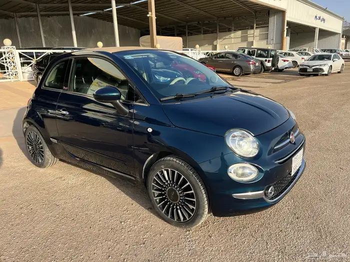 فيات 500C 2020 نظيف مخزن مستخدم واحد ممشى قليل سعودي 5