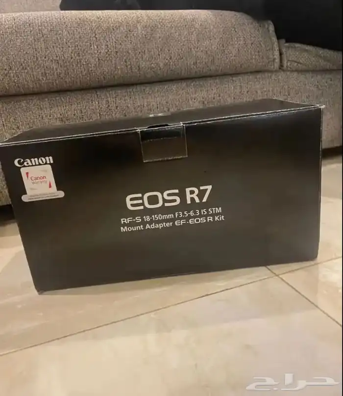 كاميرا Canon R7 شبه جديدة   مع ضمان   نظيفة جد ا 1