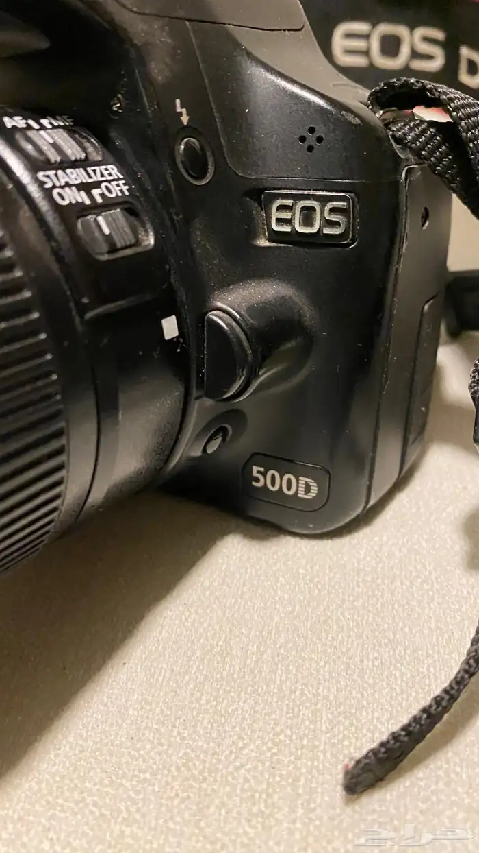 كاميرا كانون Canon EOS 500D مع جميع ملحقاتها 3