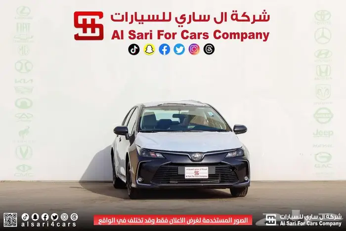 تويوتا كورلا XLI طيس مكينة 1.5إقساط بنوك وشركات 25