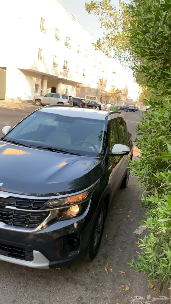 كيا سيلتوس GLS 2024 رصاصي سقف ابيض ممشى 2600 فقط 2