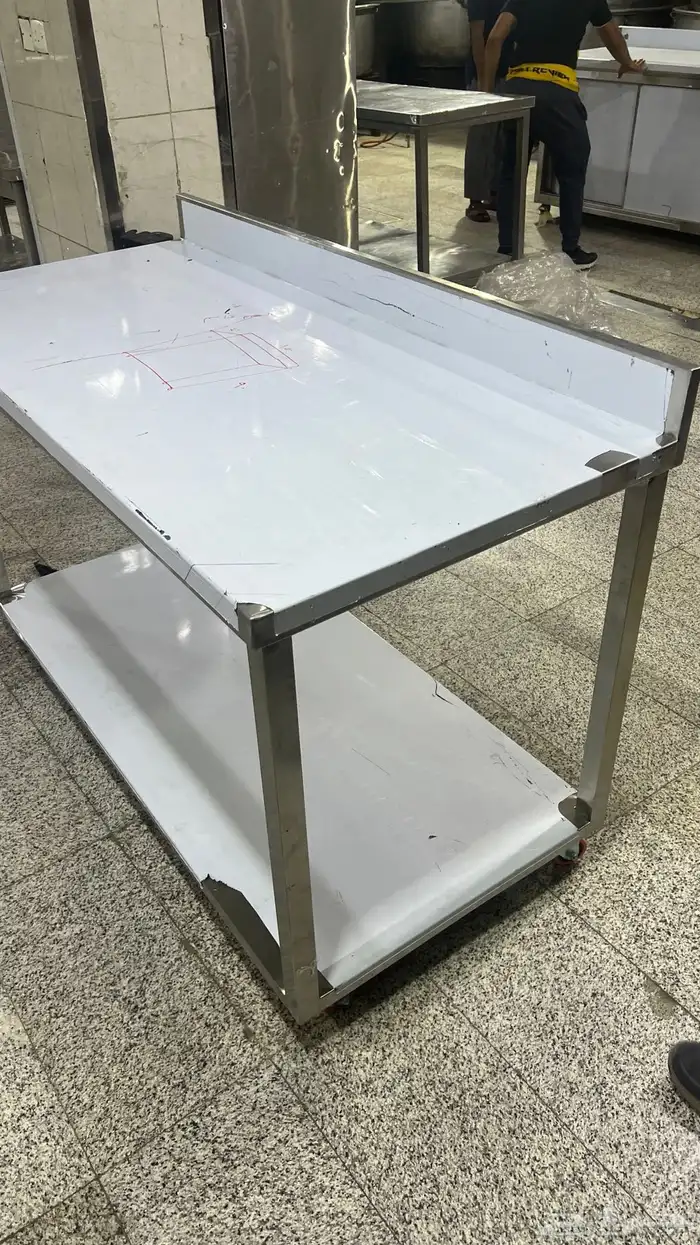مداخن طاولات رفوف ستانلس ستيل 7