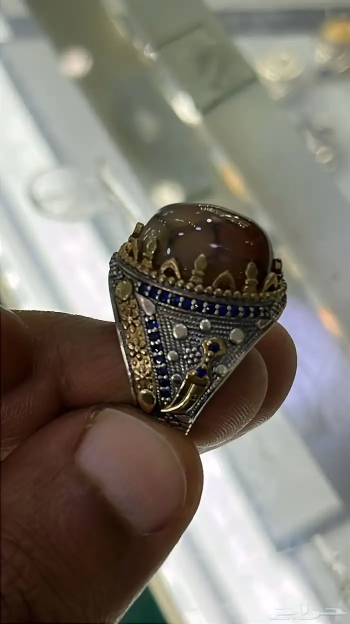 احجار كريمه خواتم وسبح طبيعي اصلي وفضه إيطالي عيار 925 21