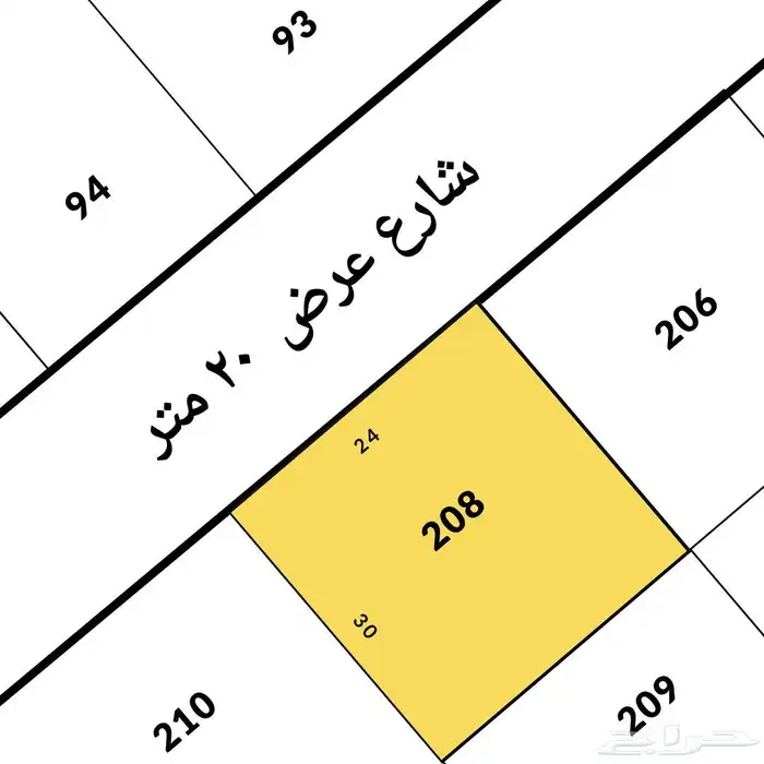 ارض للبيع سكنية خليص البريكة مساحة 720 م 0