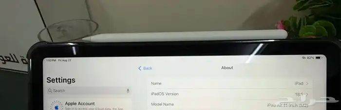 ايباد آير iPad Air 11 بوصه M2   القلم   الحافظه 4