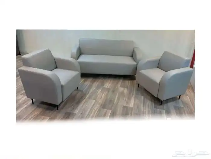 new sofa sets جديد طقم كنب مكتبي جلد بني حق مكتب 4