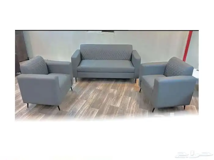 new sofa sets جديد طقم كنب مكتبي جلد بني حق مكتب 6