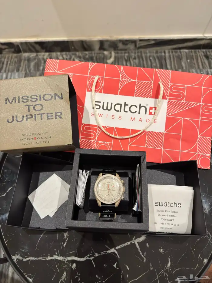 Omega X Swatch Mission to Jupiter اوميقا سواتش ساعة 1