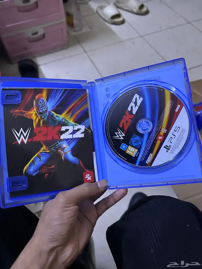 PlayStation 5 and 4 game disk 1
