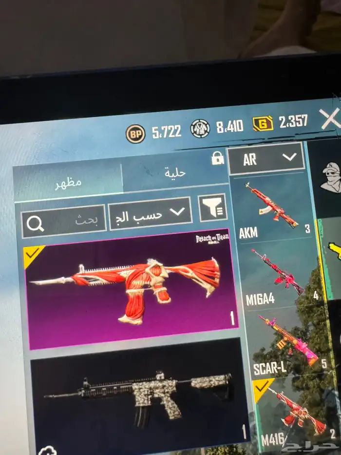 حساب ببجي للبدل 5