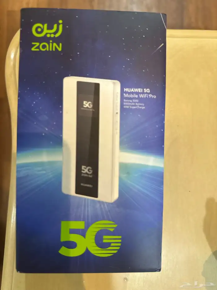 راوتر وشاحن متنقل 5G هواوي لشركة زين 0