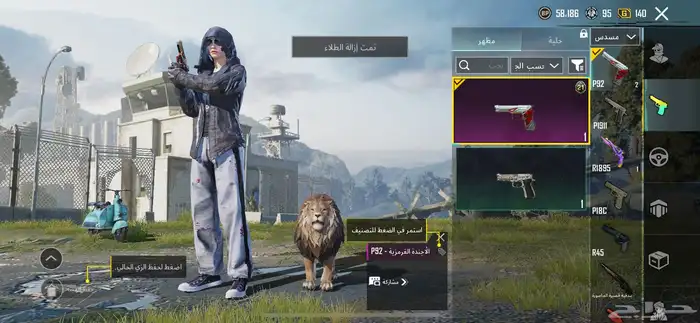 للبيع حساب ببجي  قديم ونادر 74