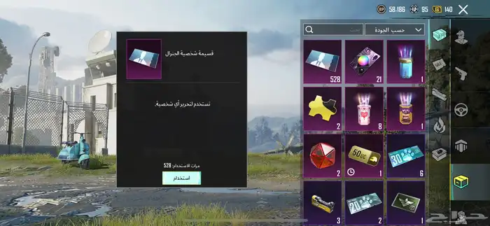 للبيع حساب ببجي  قديم ونادر 80