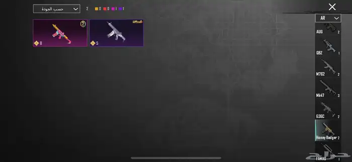 حساب ببجي نادر 450 20
