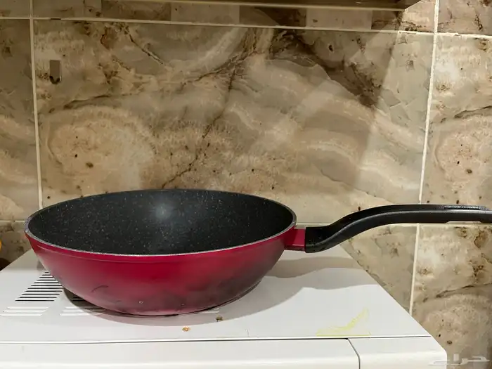 حلل طبخ و مقلاية 4 قطع استخدام شهرين chefline 2